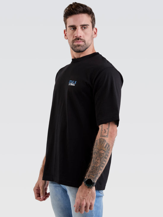 Camiseta Pima Oversized Atelier Preto