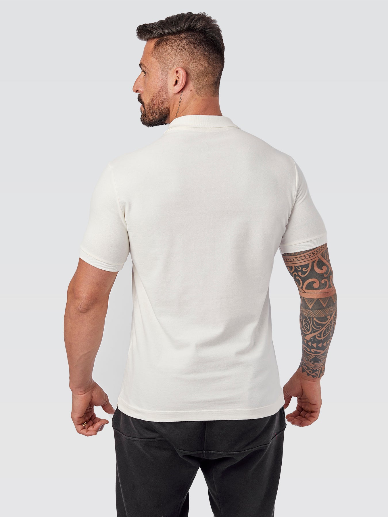 Camisa Polo Itals Off White