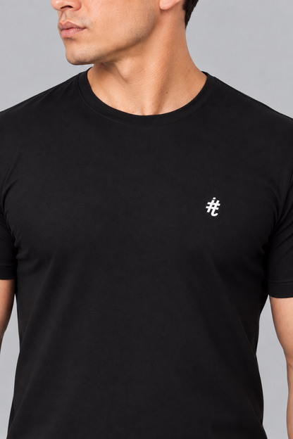 Camiseta Algodão Egípcio #itals Nunca Confie Preta
