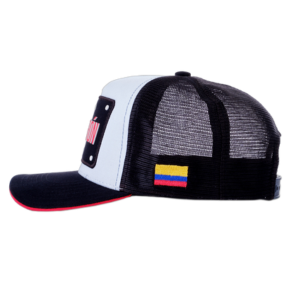 Boné itals El Patrón Branco Patch Preto