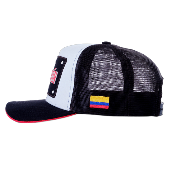 Boné itals El Patrón Branco Patch Preto