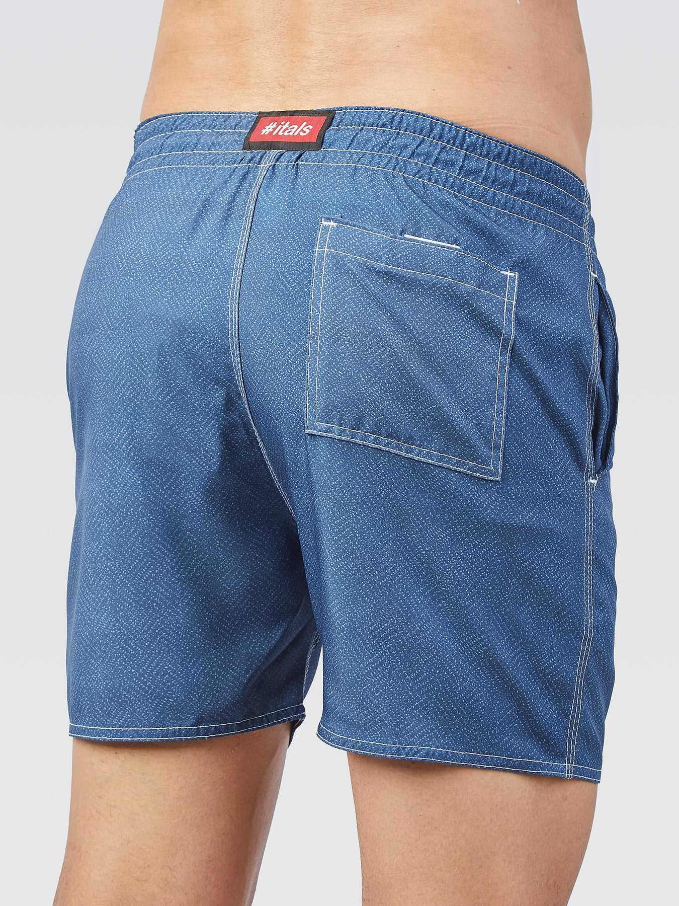 Short Praia Azul Escuro Chapisco