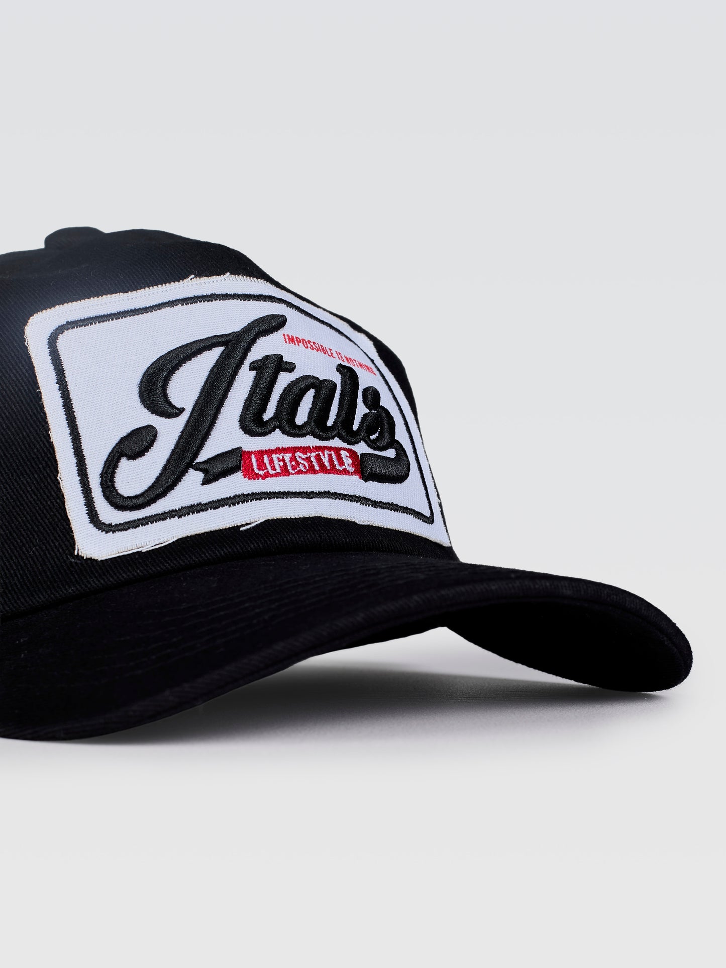 Boné Dad Hat #itals Impossible Preto
