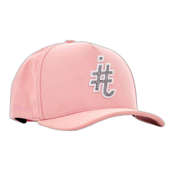 Boné itals Rosê Brasao Glow