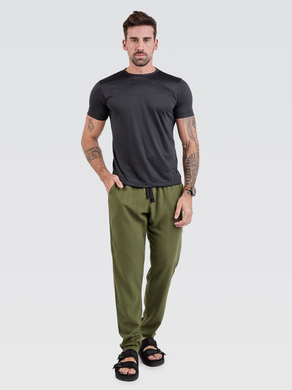 Calça Linho Verde