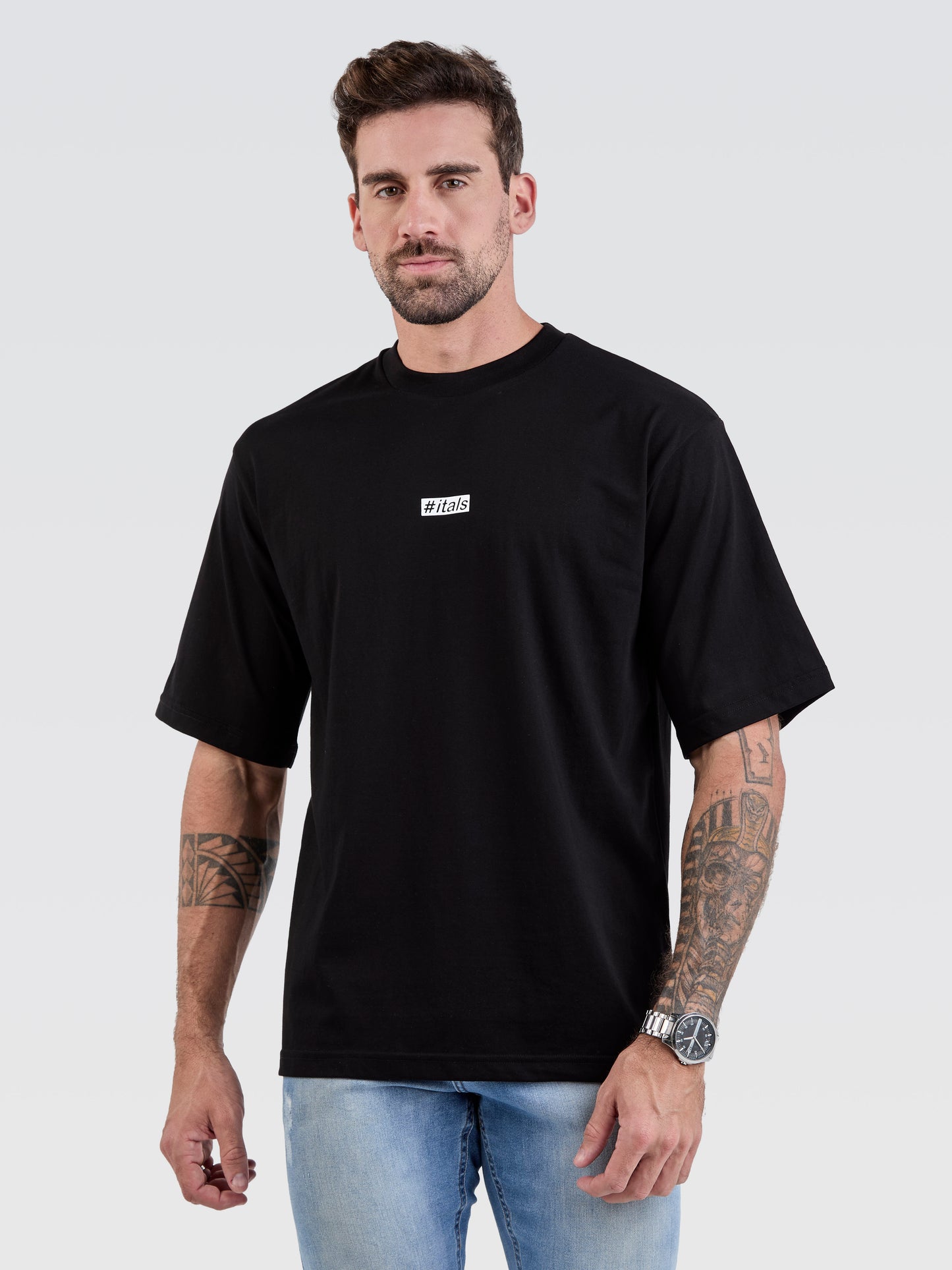 Camiseta Pima Oversized Since 2012 Black
