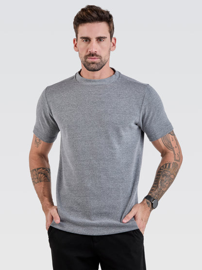 Camiseta New Tricot Cinza
