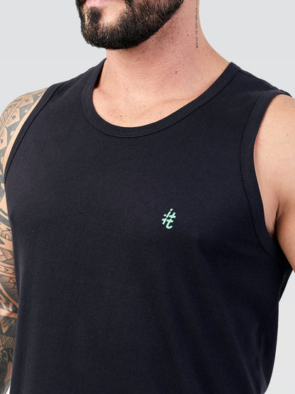 Regata itals Black Brasão Green