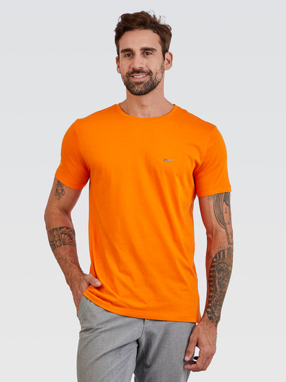 Camiseta Básica Cyber Laranja