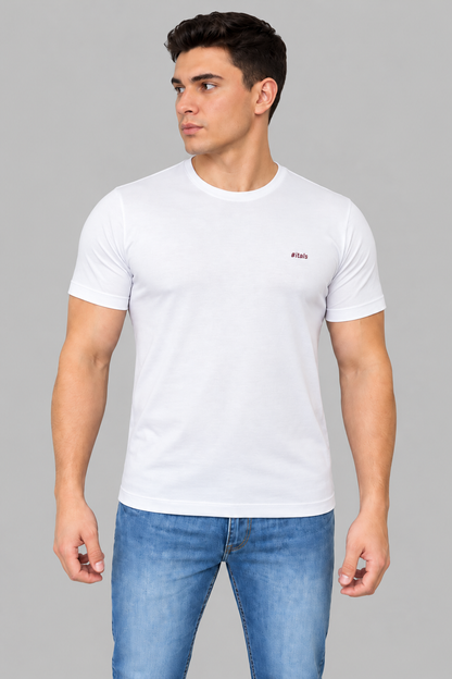 Camiseta Algodão Egípcio #itals Flerte Branca