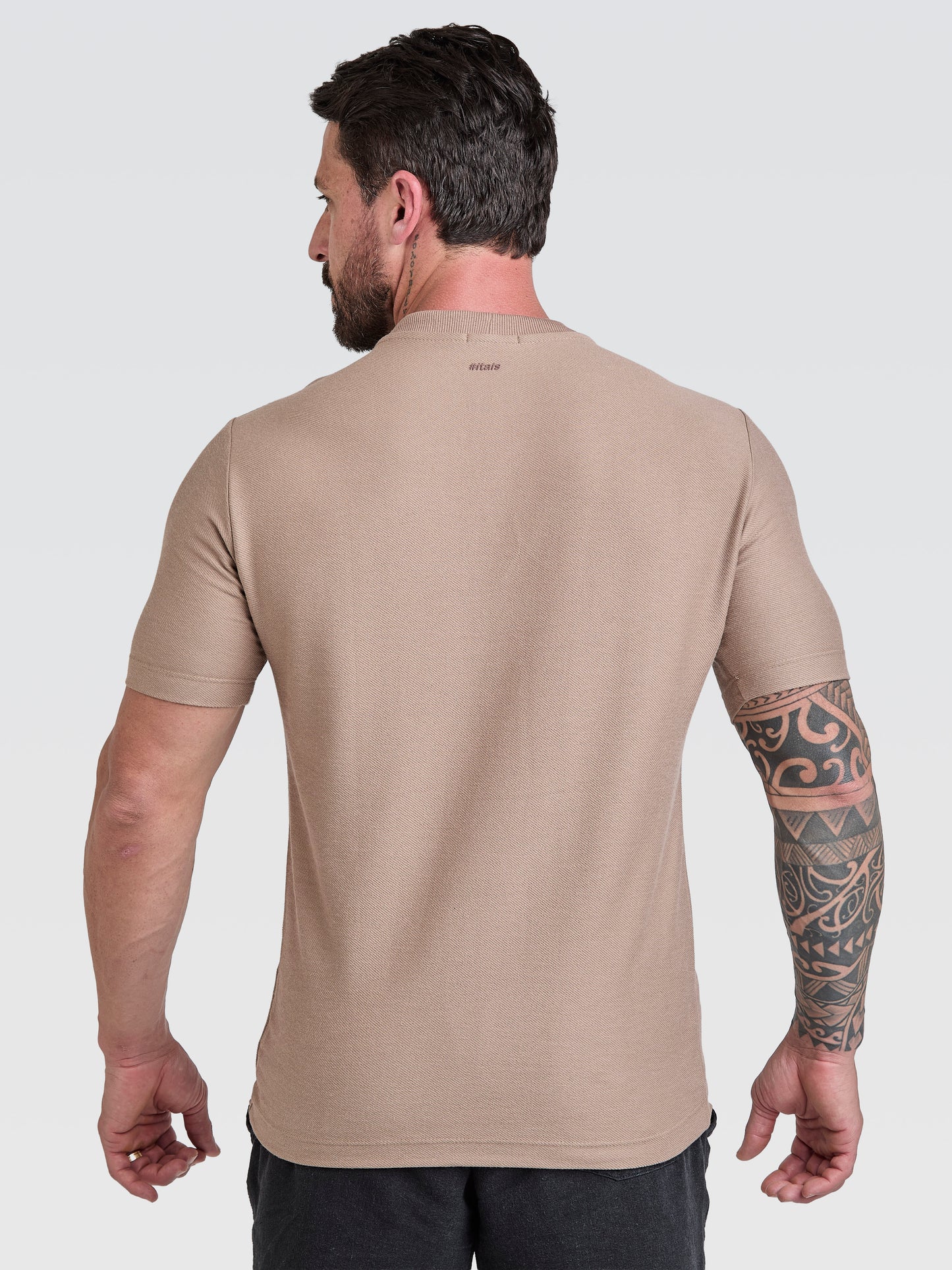 Camiseta New Textura Cinza Cálido