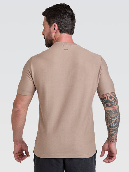 Camiseta New Textura Cinza Cálido