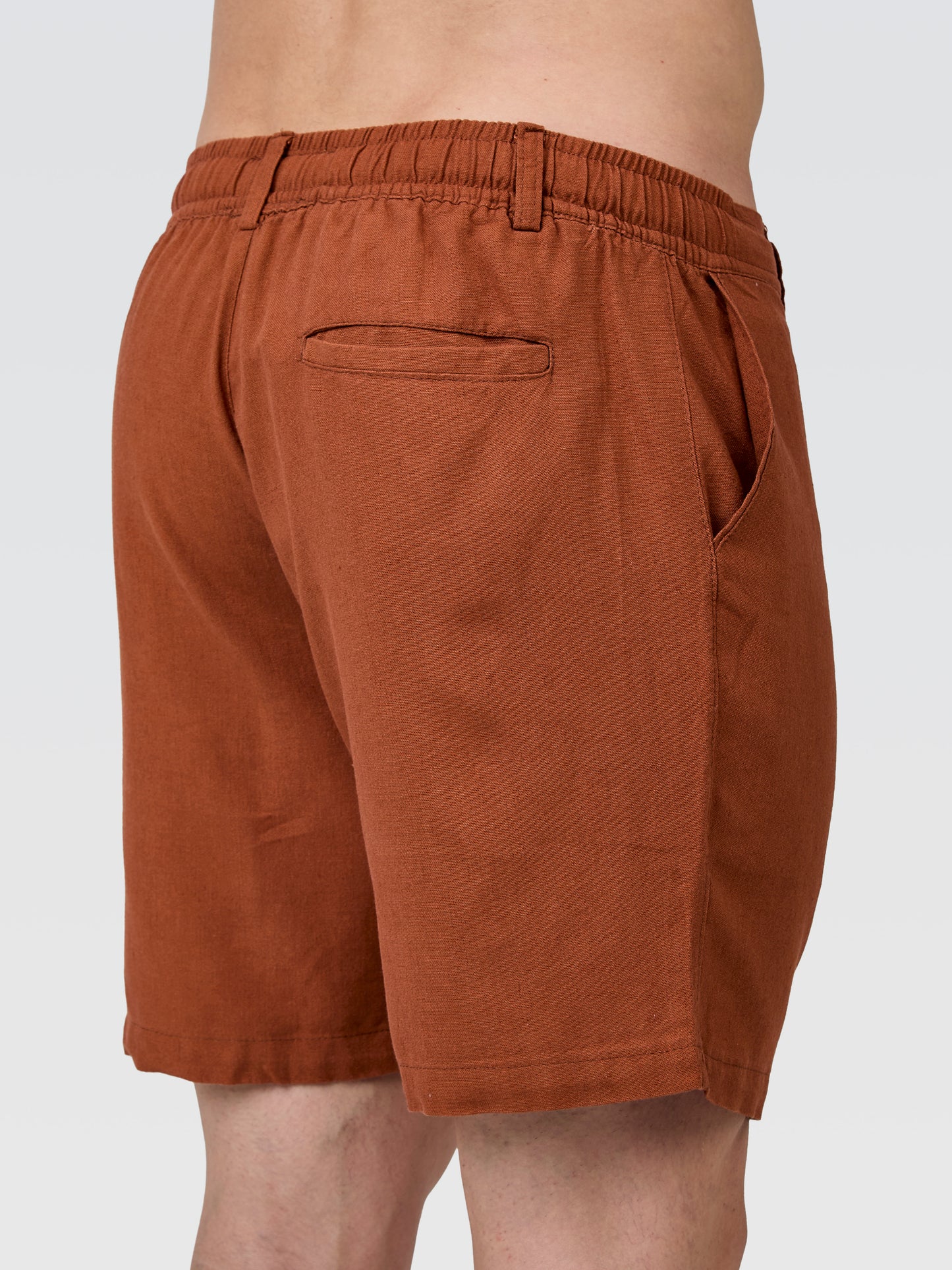 Short Alfaiataria Marrom