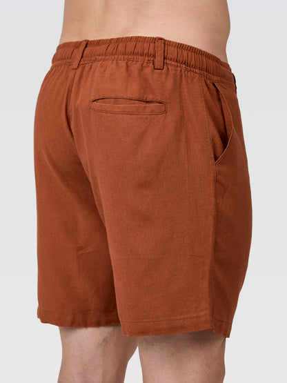 Short Alfaiataria Marrom