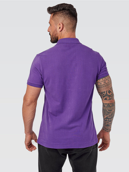 Camisa Polo Peruana Roxa