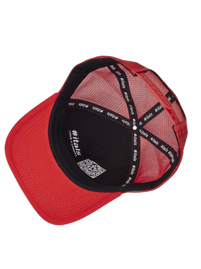 Boné itals Respeite Minha História Vermelho