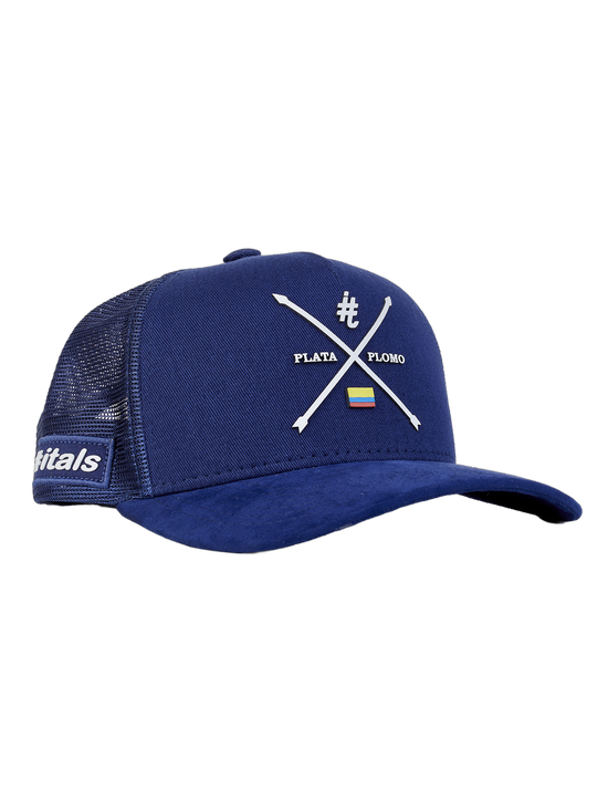 Boné Itals Plata o Plomo X Marinho