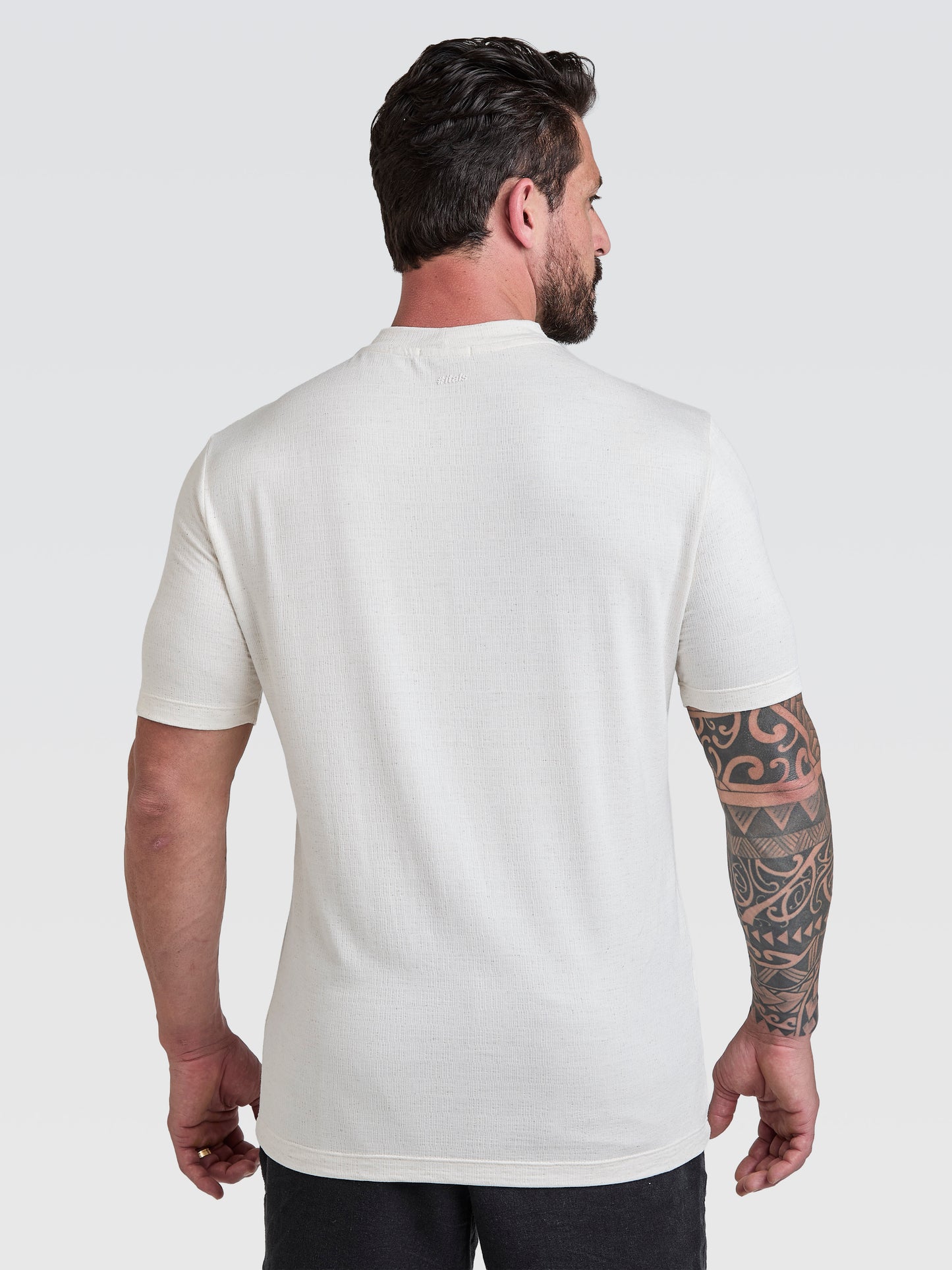 Camiseta Lino Vicenza Off-White