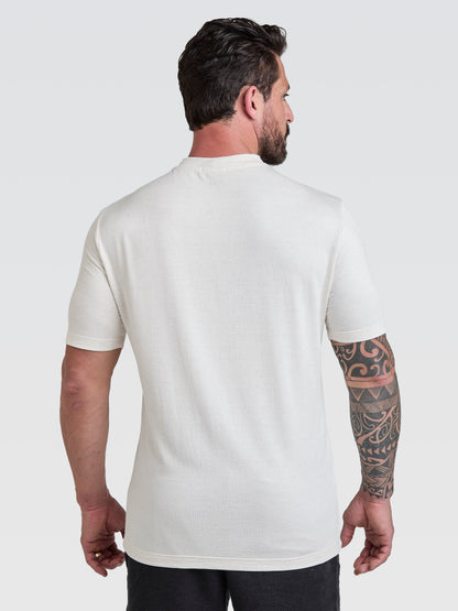 Camiseta Lino Vicenza Off-White