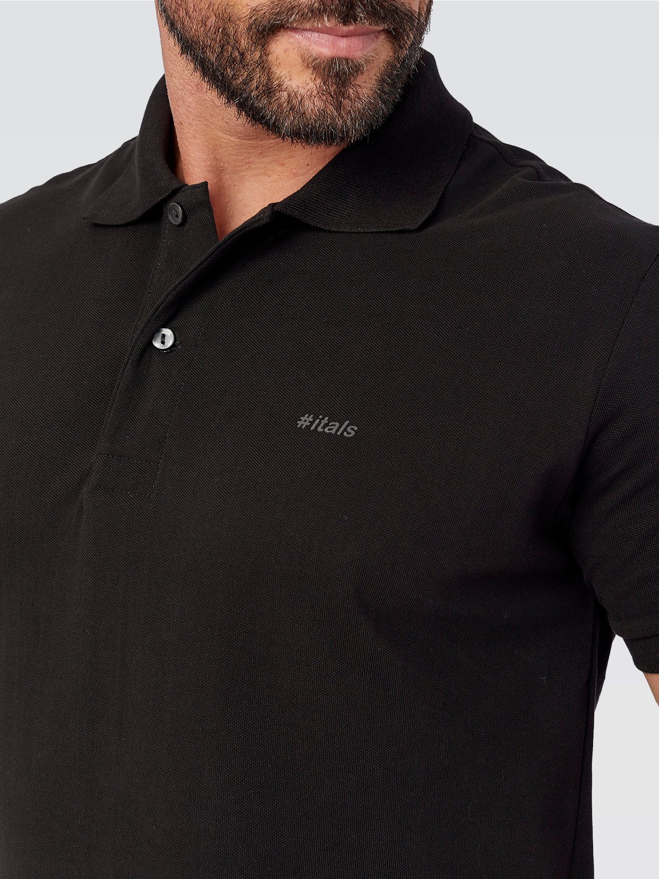 Camisa Polo Peruana Black
