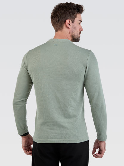 Suéter Tricot Verde Sálvia