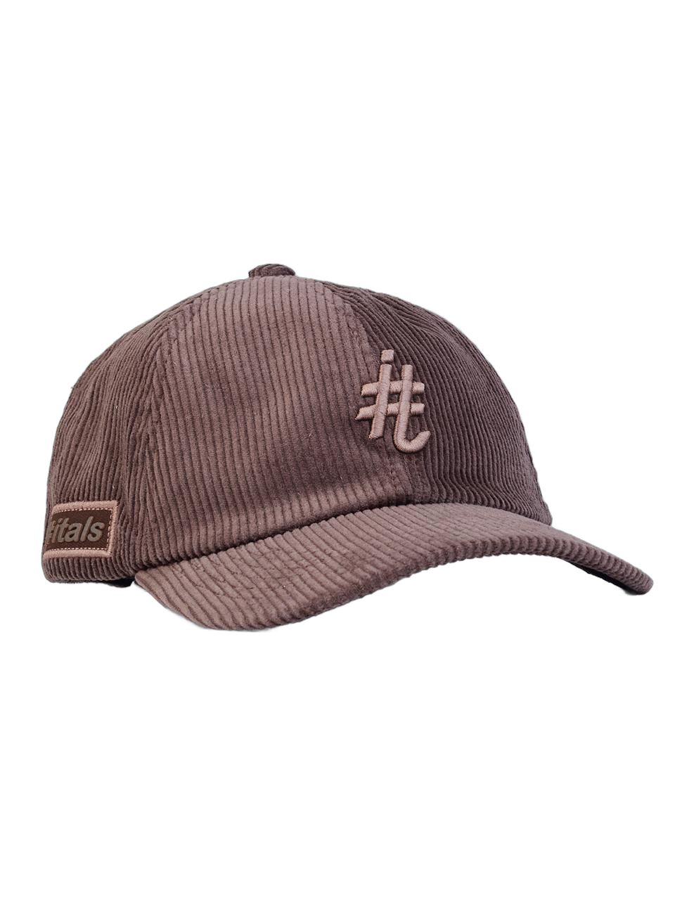 Boné Itals Dad Hat Veludo Brasão Marrom