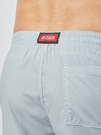 Short Praia Cinza Chapisco