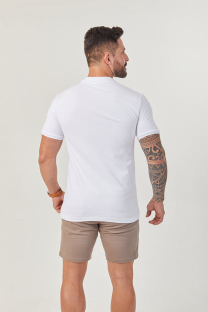 Camisa Polo itals White