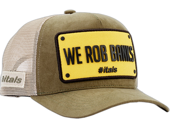 Boné itals We Rob Banks Musgo