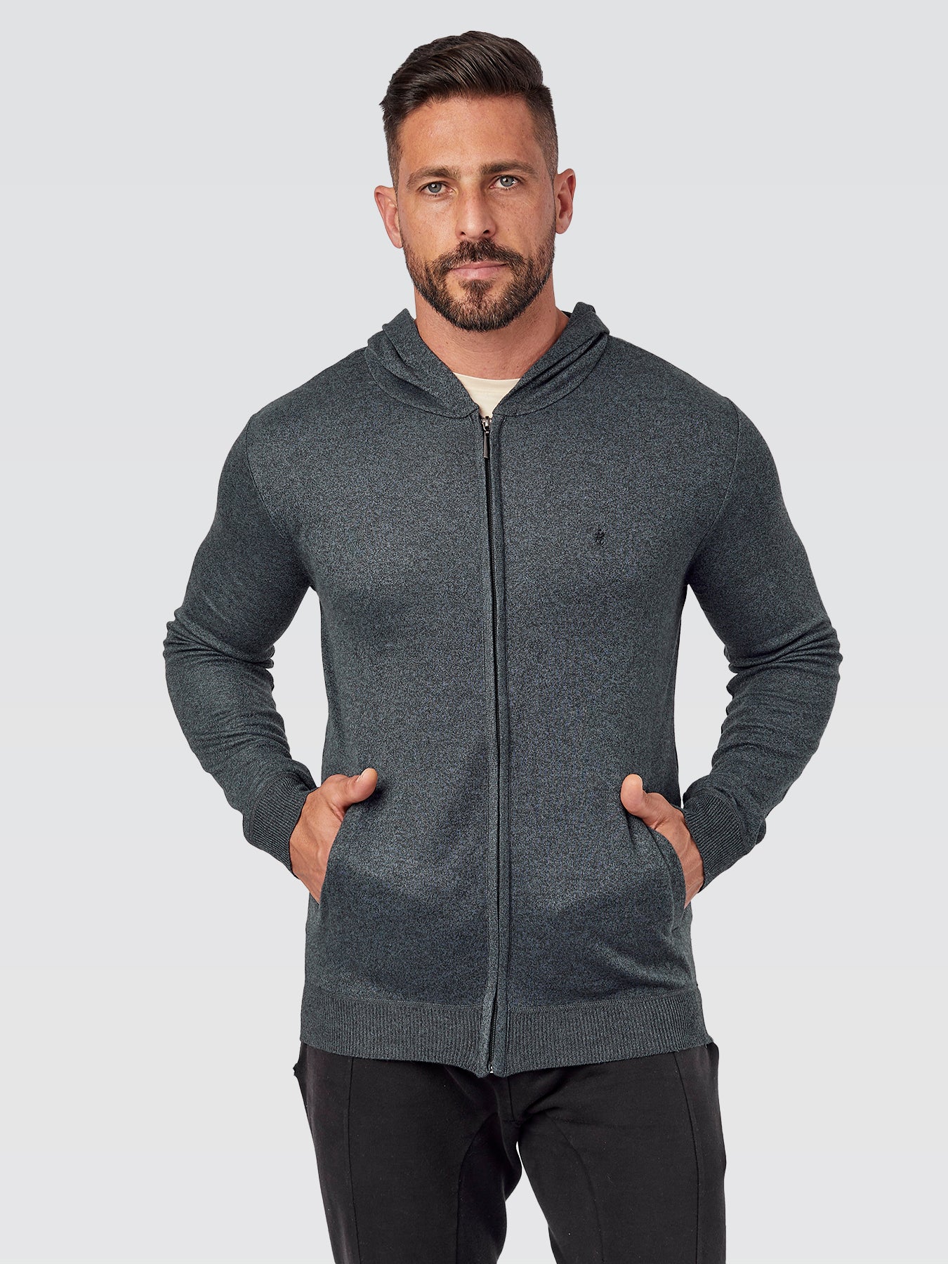 Suéter Marinho Bolso Canguru