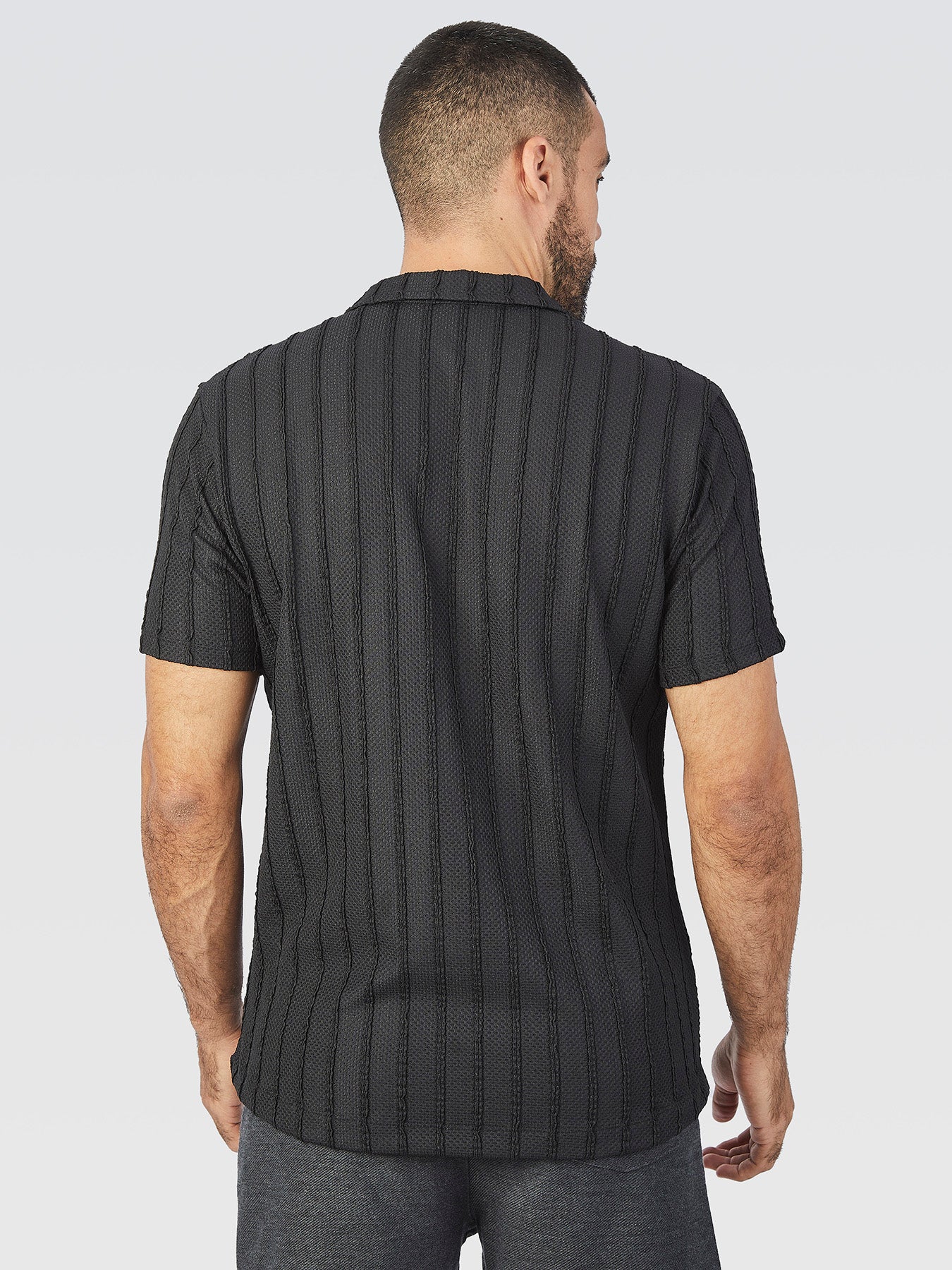 Camisa Sunset Textura Preto