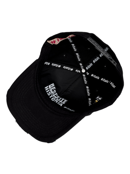 Boné itals Cabron Preto Gold