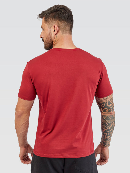 Camiseta Básica Cyber Bordô