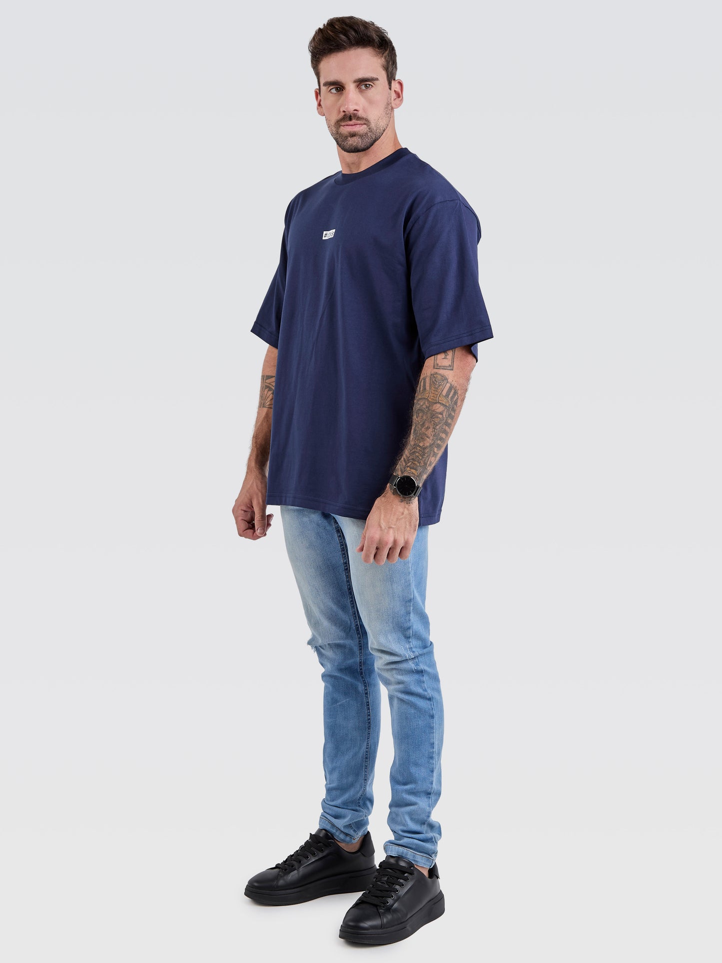 Camiseta Pima Oversized Since 2012 Marinho