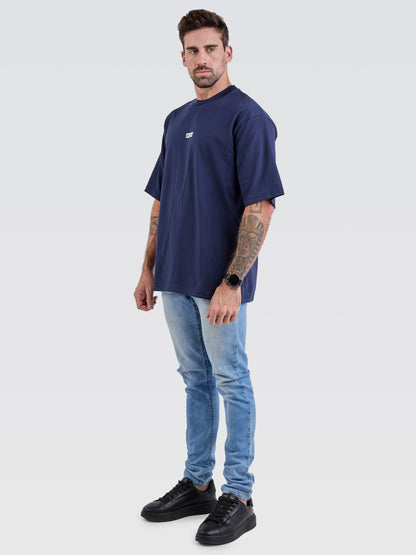 Camiseta Pima Oversized Since 2012 Marinho