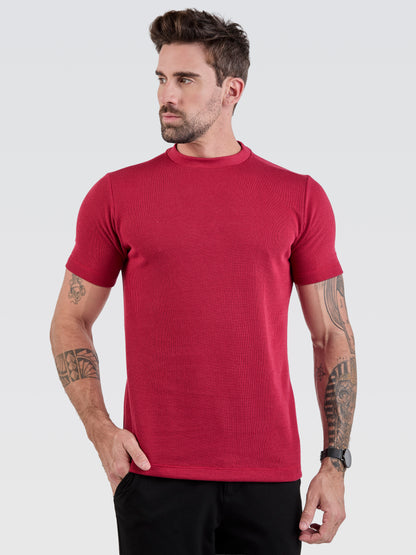 Camiseta New Tricot Bordô