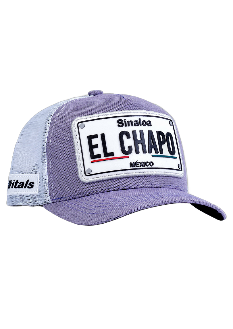 Boné itals El Chapo Lilas