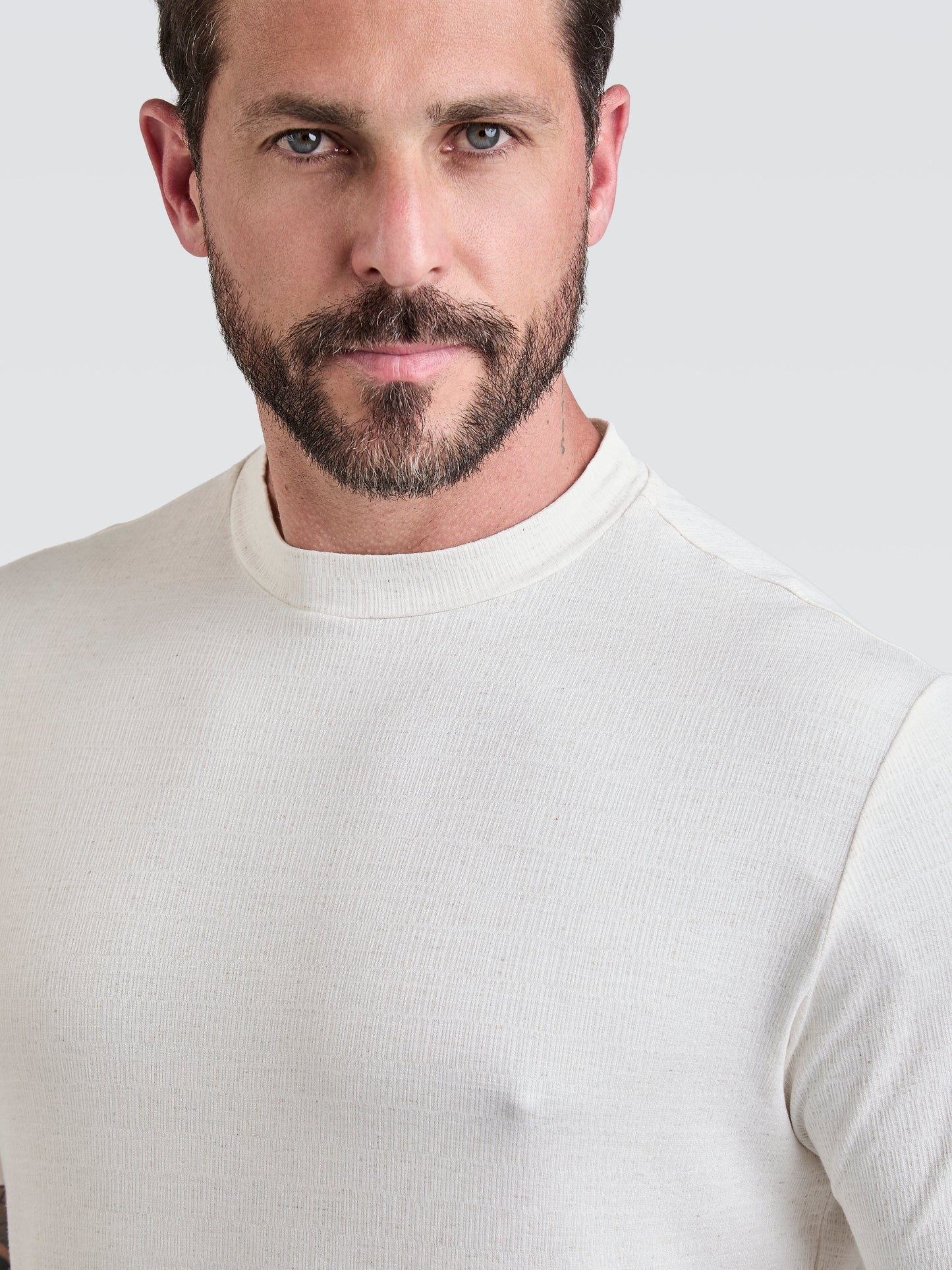 Camiseta Lino Vicenza Off-White