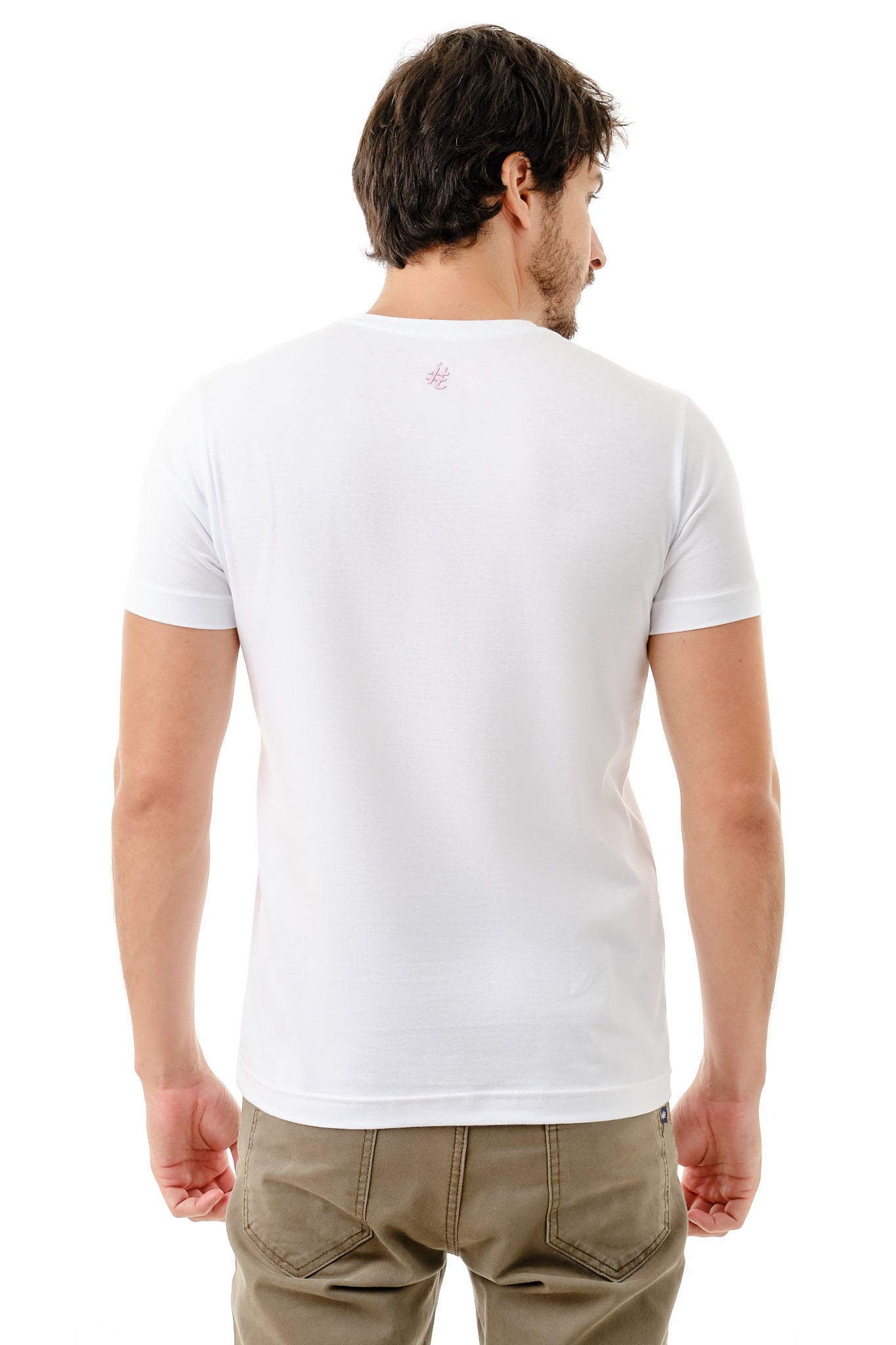 Tshirt Branca Life is Now Rosê