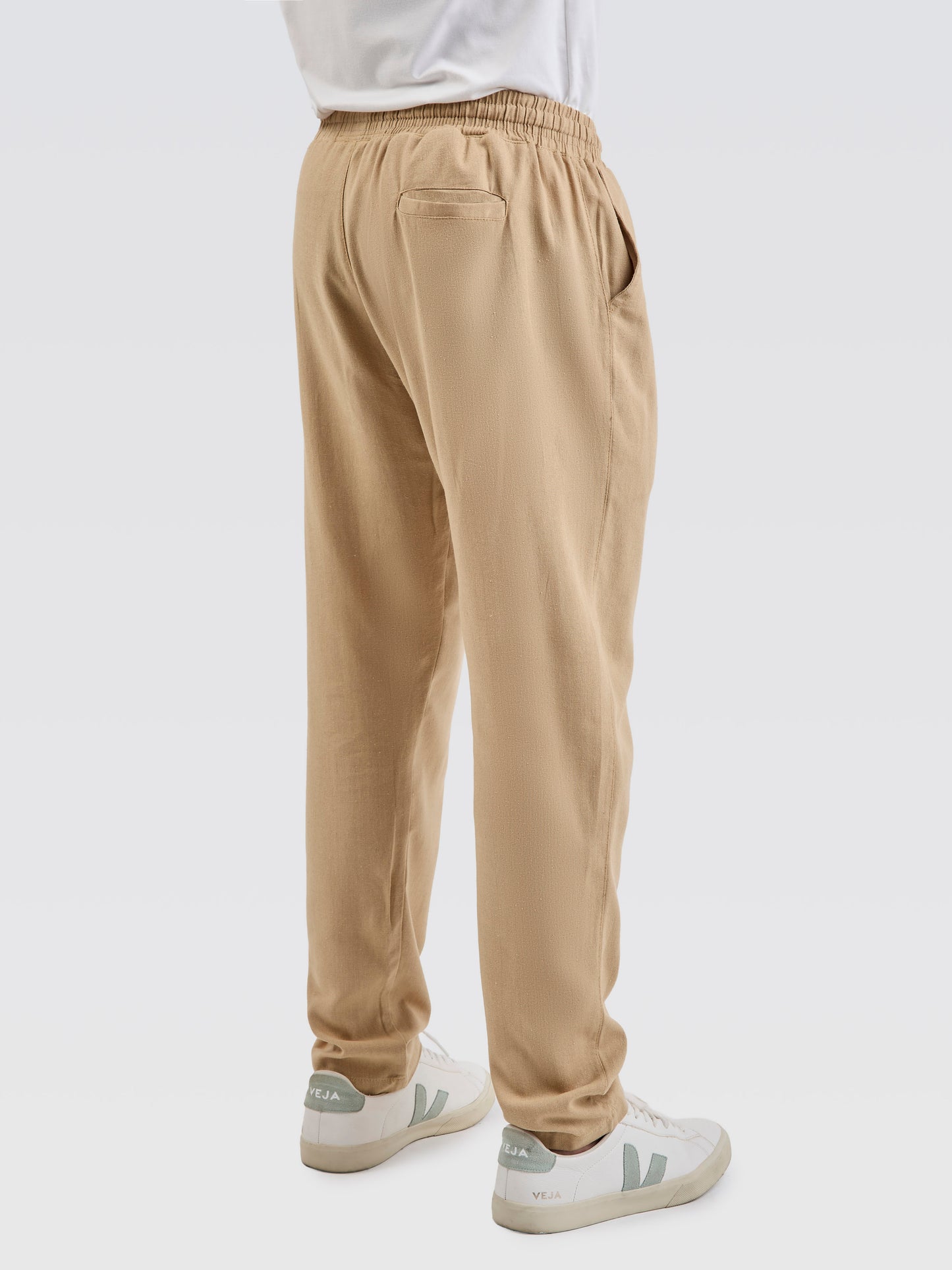 Calça Linho Mostarda