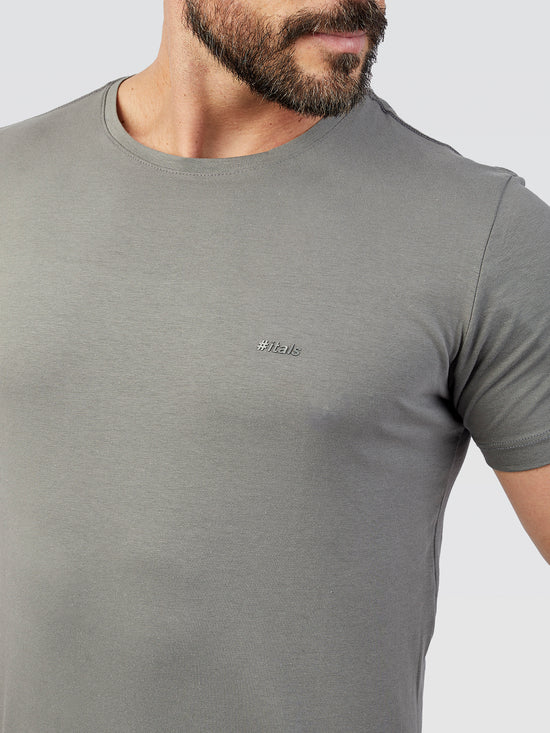 Camiseta Básica Cyber Dark Grey