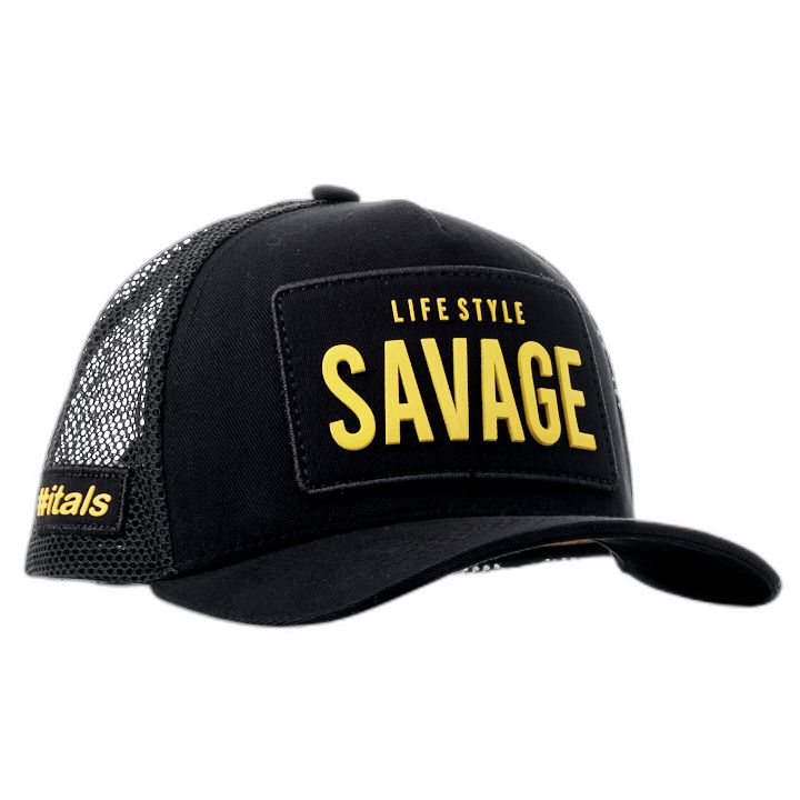 Boné itals Preto Savage
