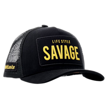 Boné itals Preto Savage