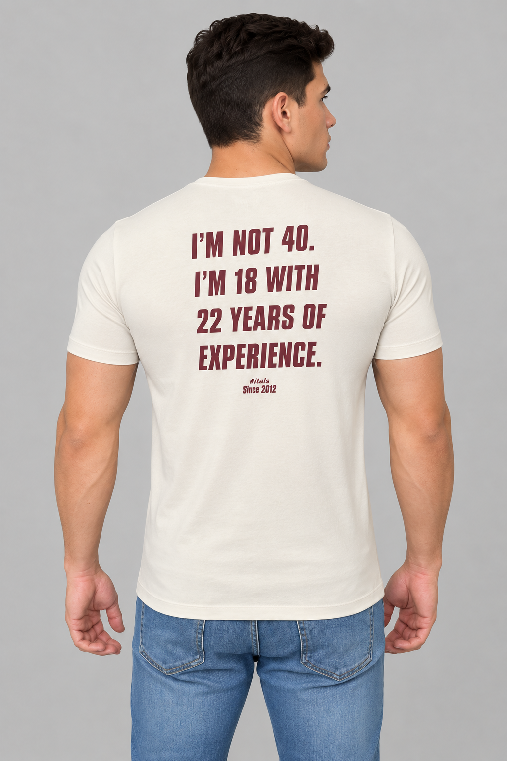 Camiseta Algodão Egípcio #itals Experiência Areia