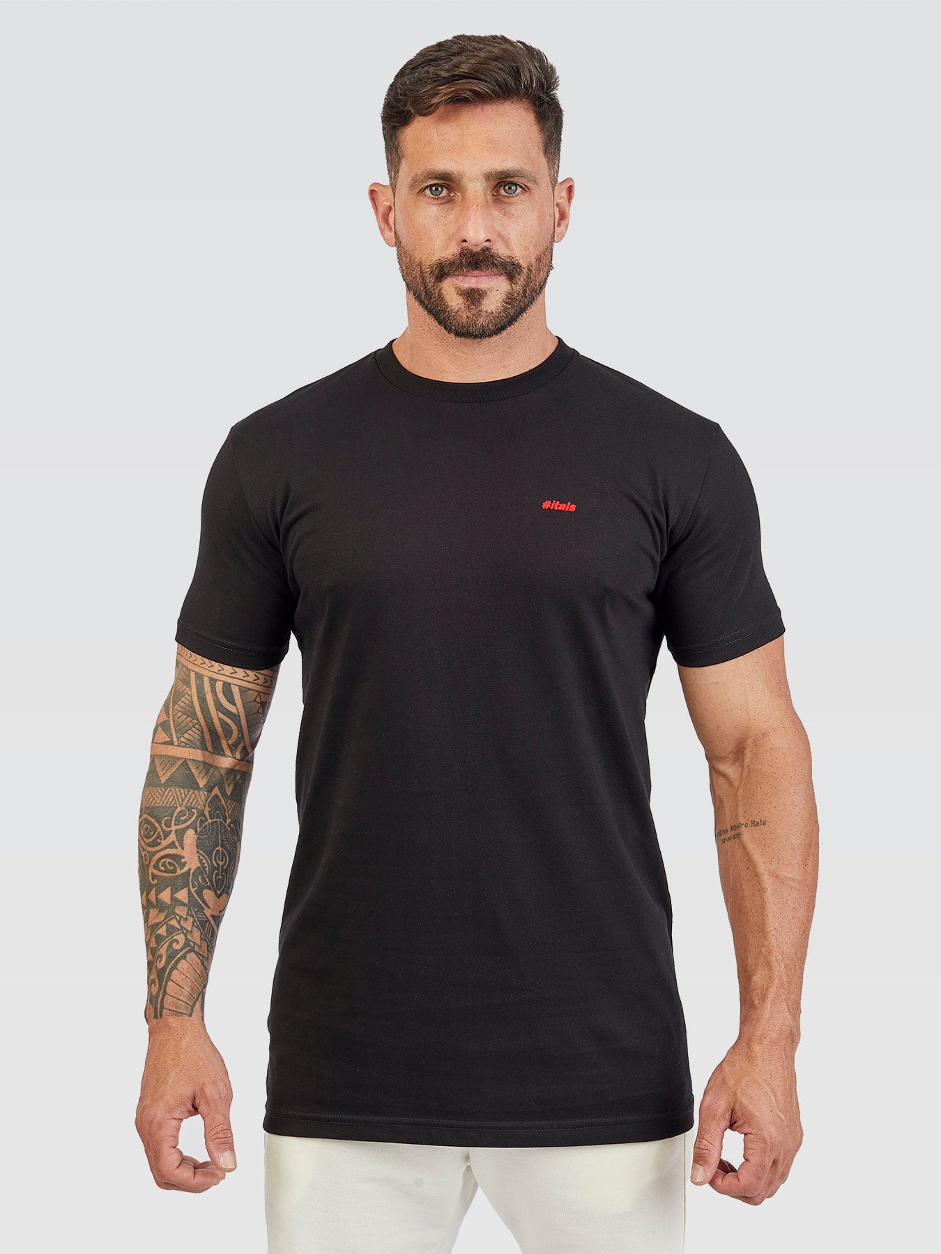 Camiseta Pima Black Rose