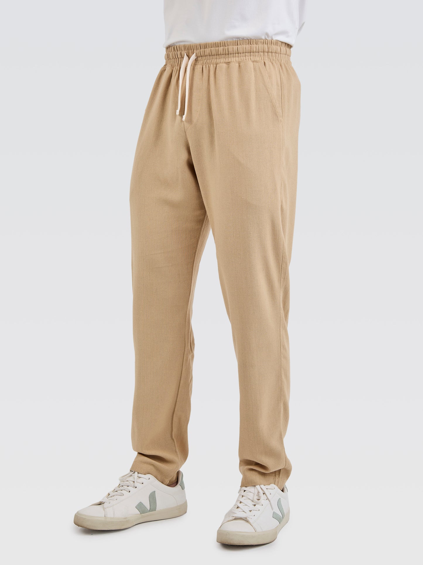 Calça Linho Mostarda