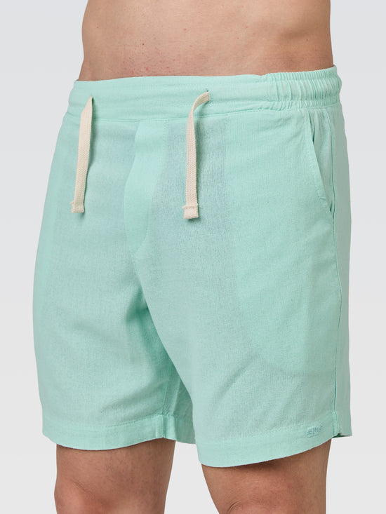 Short Linho Europeu Verde