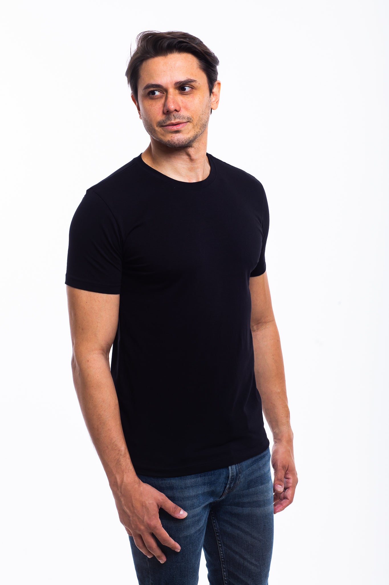 Camiseta Básica Preto Lisa