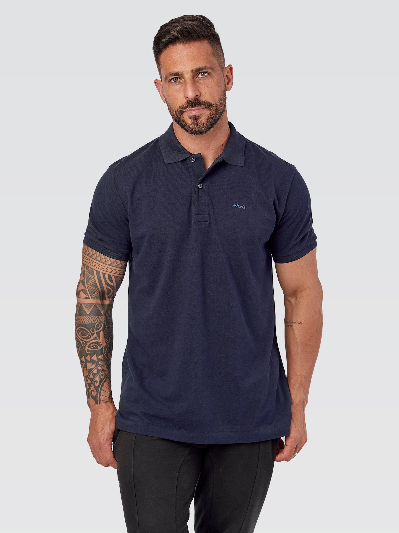 Camisa Polo Peruana Marinho