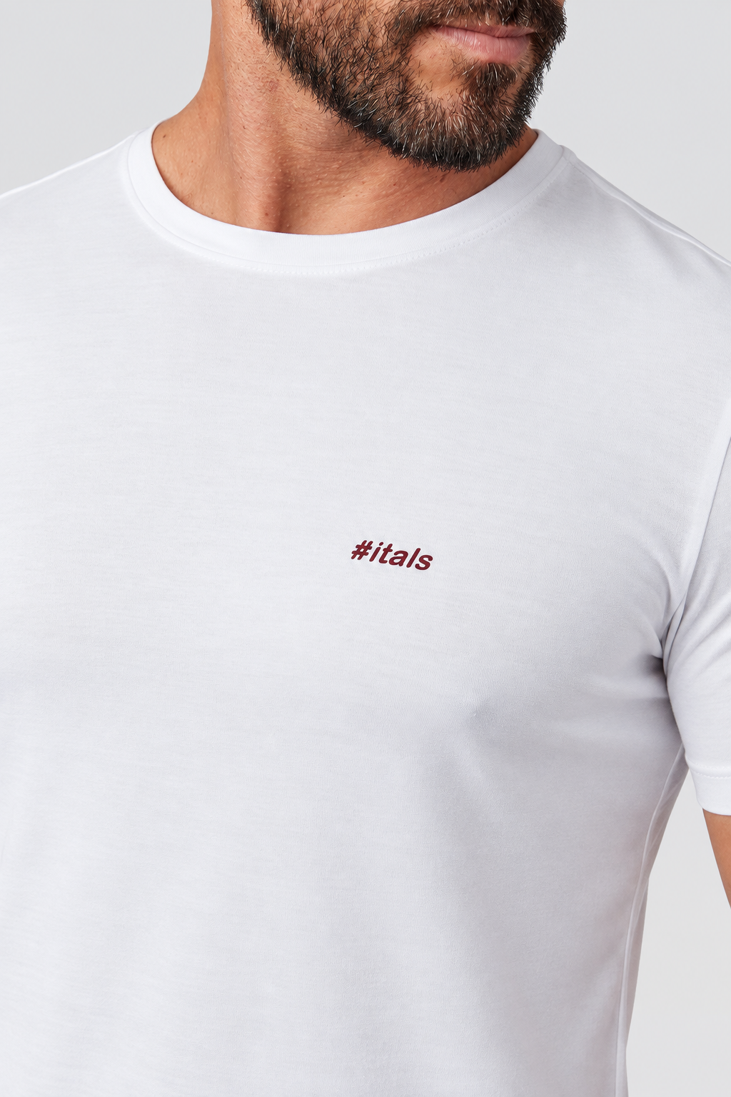 Camiseta Algodão Egípcio #itals Flerte Branca